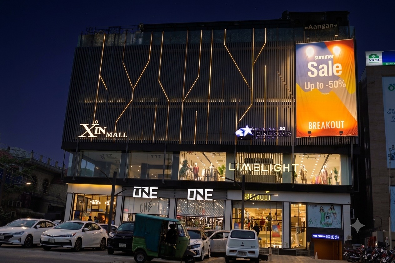Shopping, Dining and Entertainment at Xin Mall Sargodha