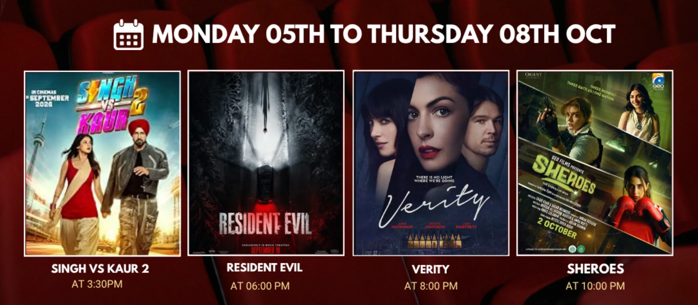 Now Showing at CineStar