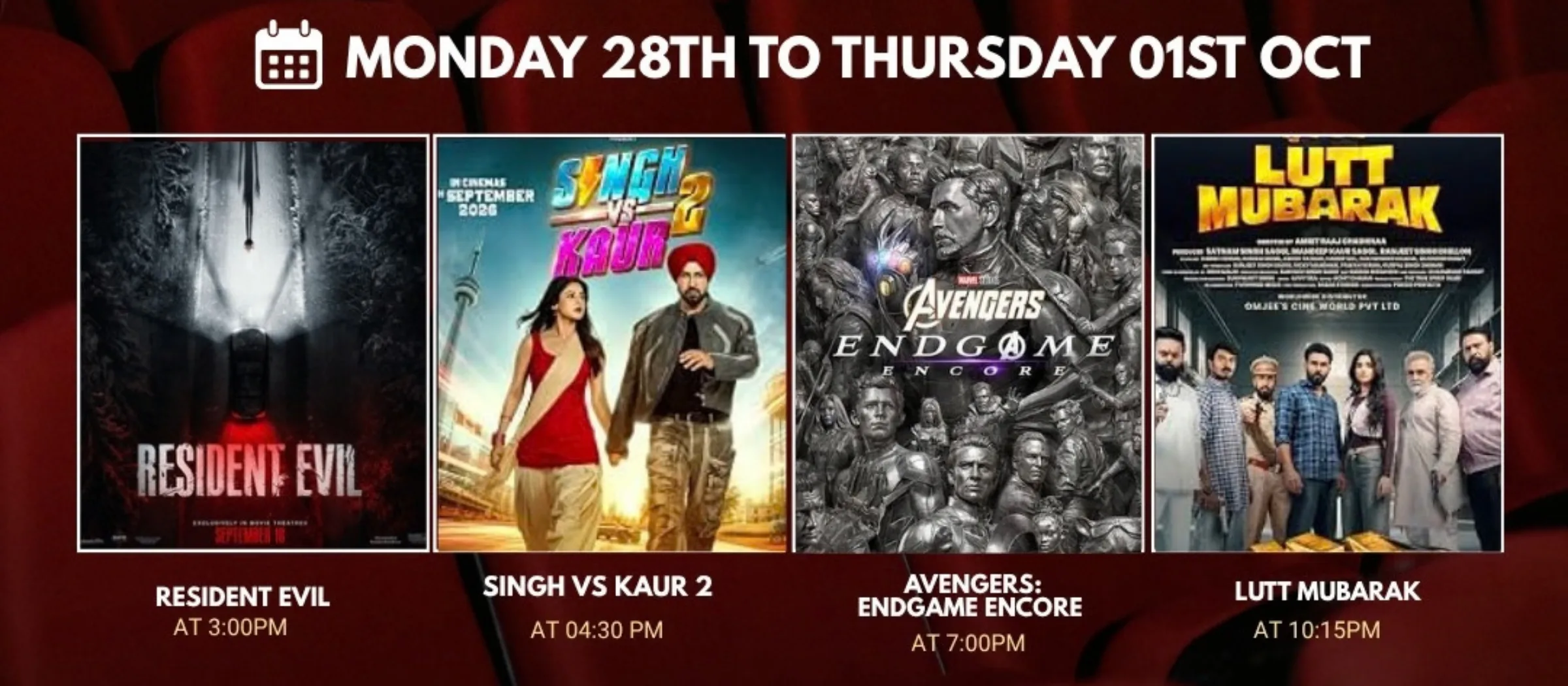 Now Showing at CineStar